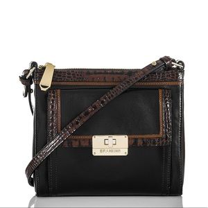 Brahmin Crossbody Bag Mimosa Tuscan Tri-Texture